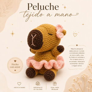capibara tejidos a mano – crochet artesanal