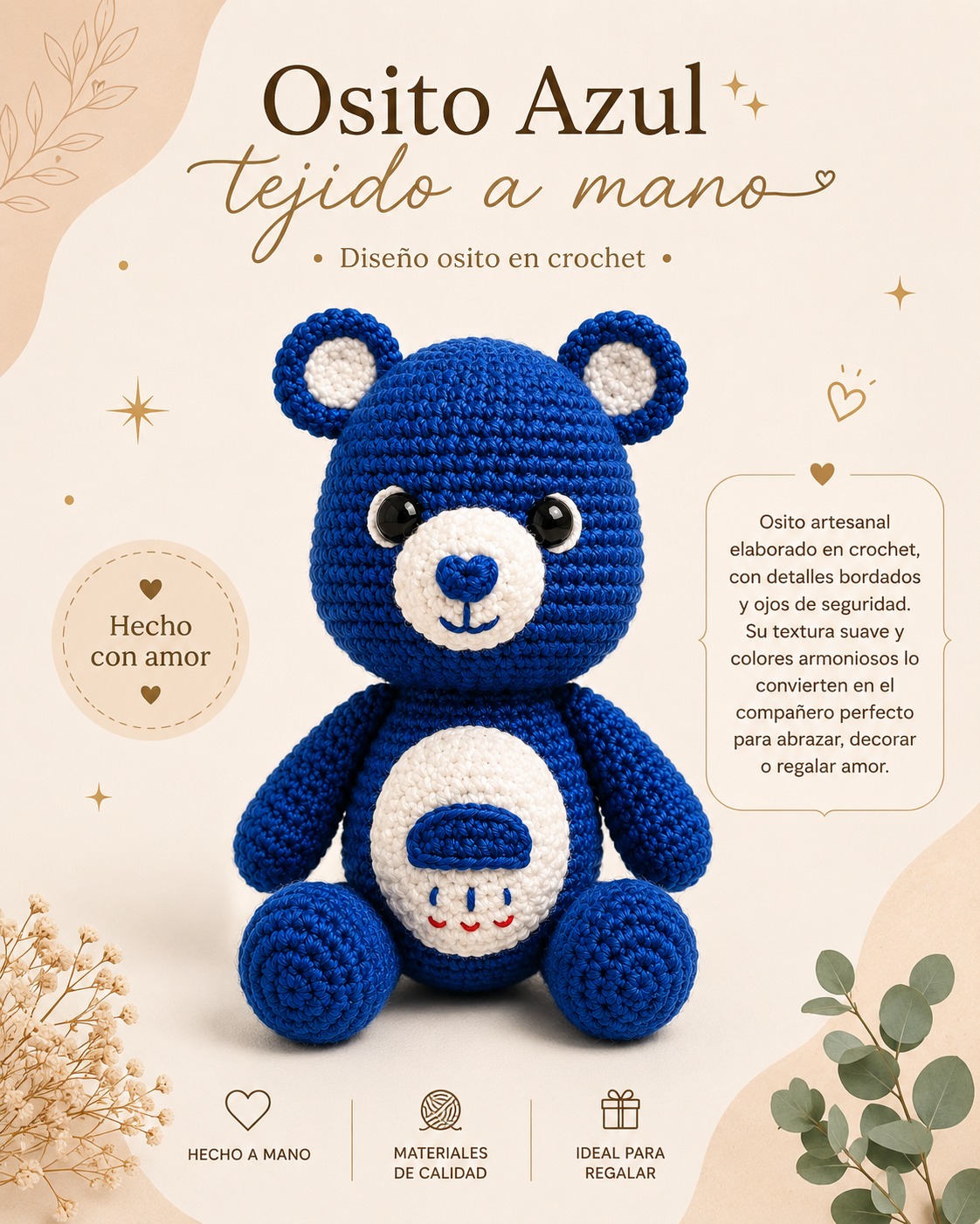 oso tejido a mano en crochet oso tejido a mano en crochet