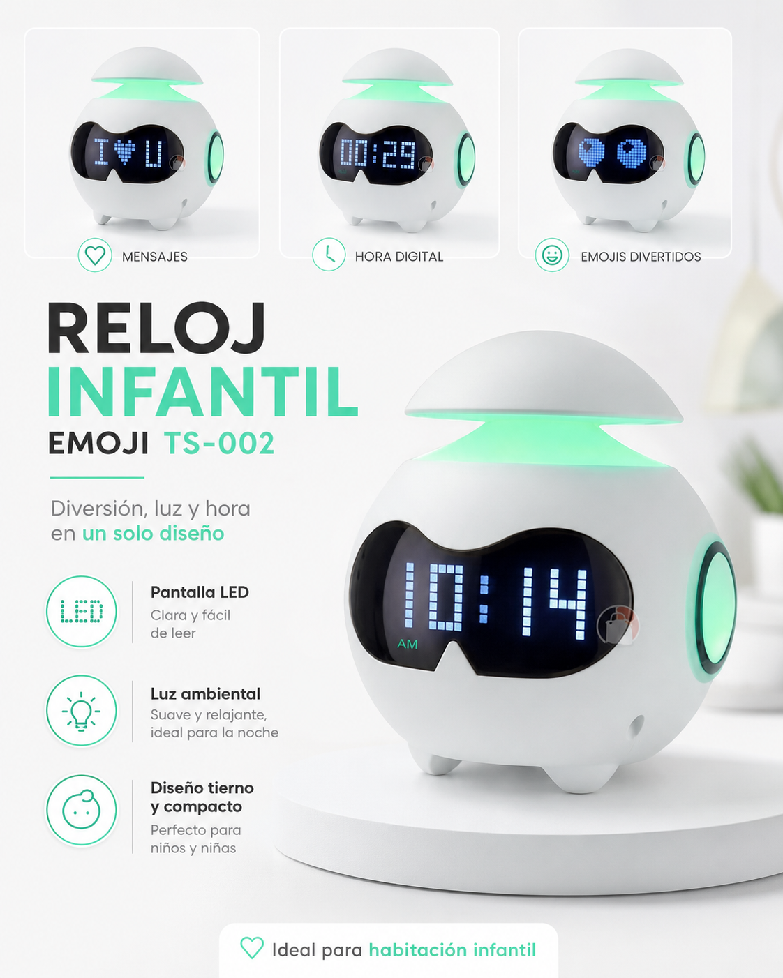 RELOJ INFANTIL EMOJI TS-002 - Image 2